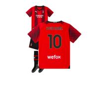 AC Milan 2023 2024 Home Mini Kit (Infant) Your Name in Red | Size: 1-2 Years AC Milan Red 1-2 Years
