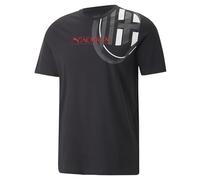 AC Milan 769332 FtblLegacy Tee T-Shirt Men's Black-Tango Red XXL