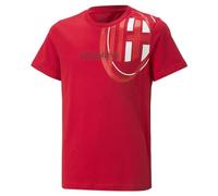 AC Milan 769336 FtblLegacy Tee Jr T-Shirt Unisex Kids Tango Red -Black 140