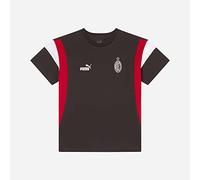 AC Milan 769343 FtblArchive Tee Jr T-Shirt Men's Flat Dark Gray-Tango Red 128