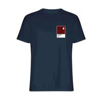 AC Milan Classic Football Shirt Team Colours Frame Men's T-Shirt - Navy / 2XL