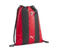 AC Milan Essential Gym Bag with Logo - Official Merchandise - Red