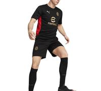 AC Milan Football Shorts Training Black Puma Mens Serie A Official Licensed
