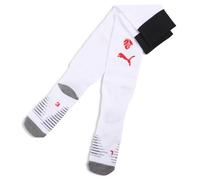 AC Milan Football Socks Away 25-26 Puma White Mens Serie A Official Licensed