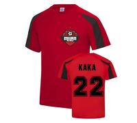 AC Milan Men's Kaka Milan Sport Training Jersey in Red | Size: 2XL AC Milan Red 2XL