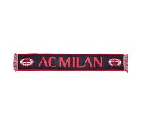 AC Milan Official Jacquard Scarf, Black/red, One Size
