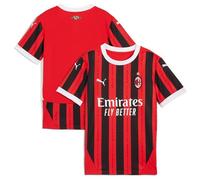 Puma Ac Milan 24/25 Home Junior Short Sleeve T-shirt Red 5-6 Years Boys,Girls