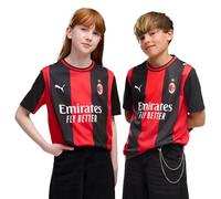 Puma Ac Milan Replica Home Junior Short Sleeve T-shirt Red 11-12 Years Kids