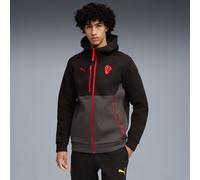 AC Milan PUMAtech Full-Zip Hoodie Men, Black/For All Time Red, size 2XL