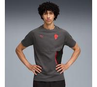 AC Milan PUMAtech Pocket T-Shirt Men, Shadow Grey/For All Time Red, size XS