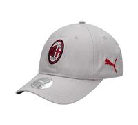 AC Milan Team Cap, Unisex Adults’ Baseball Cap, Feather Gray-Puma Black, 4099683456750