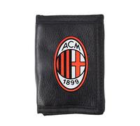 Ac Milan Tear, Travel Accessories-Wallet bi-Fold Unisex-Adult, Black, Standard