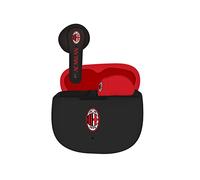 AC Milan TECHMADE Wireless In Ear Headphones with Charging Box Red/Black