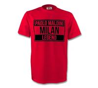 AC Milan Women's Paolo Maldini Legend Tee in Red | Size: 2XL AC Milan Red 2XL