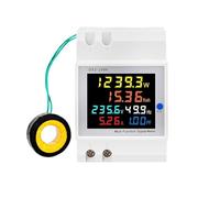 AC monitor 110V 220V 380V 100A Voltage Current Power Factor Active KWH Frequency meter VOLT AMP CZAOINCU(External CT)