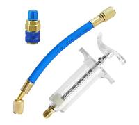 AC Oil Injector | Refrigeration Oil Filler for Vehicle | Pressure Resistant Refrigeration Liquid Injector for RV, Automotive, Truck, Workshop, Industrial, Garage
