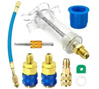AC Oil Injector Tool 1oz Refrigerant Dye Injector For Auto Air Conditioner