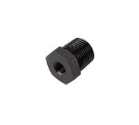 AC PERFORMANCE 1/2" NPT Male to 1/8" NPT Female Reducer Bushing Fuel Fitting Adapter Aluminum Black