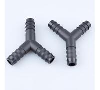 AC Performance 3/8" Barbed Y Piece Pipe Hose Connector Joiner Tubing Splitter 3 Way, Pack of 2
