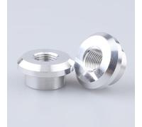 AC PERFORMANCE Aluminum 1/8 NPT Female Weld on Bung, 1/8" NPT Weldable Fuel Tank Fitting, Pack of 2