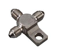 AC Performance Brake Tee Male -3 an with Mounting Tab Stainless Steel