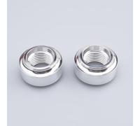 AC Performance Female -6 an Weld on Bung, Aluminum Weldable Fuel Tank Fitting, Pack of 2