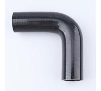 AC PERFORMANCE ID 1-1/8" (28mm) 90 Degree Elbow Coupler, Leg Length 3.5" (90mm), 3-Ply Reinforced, Universal Automotive Pure Silicone Hose