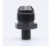 AC Performance Male M12 x 1.5 Metric Thread to -10 an Flare Adapter Aluminum Black