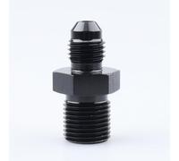 AC Performance Male M14 x 1.5 Metric Thread to -4 an Flare Adapter Aluminum Black