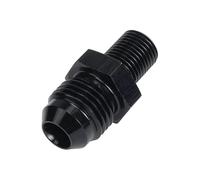 AC PERFORMANCE Male M20 x 1.5 Metric Thread to -8 an Flare Adapter Aluminum Black