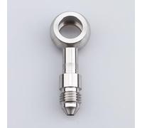 AC Performance Stainless Steel Straight -4 an Male to Banjo Eye Hole Diameter 12.2mm Brake Banjo Fitting for AN4 PTFE Brake Hose Line