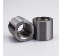AC PERFORMANCE Steel Female 1/2 NPT Weld On Bung, 1/2" Weldable Fuel Tank Fitting, Pack of 2