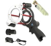 AC Pipe Electrical Tape Wrapping Machine - Automatic Insulation Wrapping Tool, Battery Powered, Adjustable Speed, for HVAC Installation