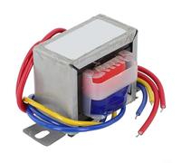 AC Power Transformer EI48 10W 220V Input to 12V 24V Output Step Down Converter with All-Copper Wire and Fire Retardant Housing(Dual output 12V)