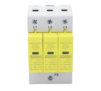AC Protective Device Flame Retardant PC Shell Quick Response Lightning Overvoltage Protection for Electrical Power Systems 3P 10KA 420V