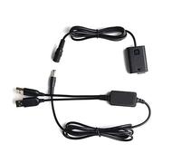 AC-PW20 Dual USB Power Kit AC Adapter Replacement NP-FW50 DC Coupler Dummy Battery Compatible with Sony NEX-3, NEX-5N/5R/5C/5T series, NEX-6 series, NEX-7 series, a5000, a6300, a6000, DSC-RX10 RX10 II