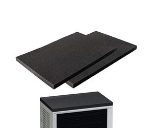 AC Rain Guard Pad - Magnet Backed Water Shield, Quiet Impaĉţ Buffer | Stable Air Cooler Top Cover For Heavy Shower Weather Noise Control Home Use Easy To Install Cut To Fit Premium Material