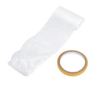 AC Redirect Duct Polyethylene Flat Fold Vent, 5 Meters