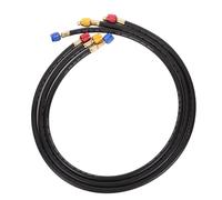 AC Refrigerant Charging Hoses - Auto Refrigerant Charging Hose Kit | Low Loss Fittings Durable Rubber Pipe Leakproof | Car SUV Mini Car RV Truck Air Condition Service
