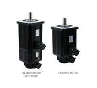 AC Servo electronic starter 2.6KW 130ST-M10025 10N.m 2500 RPM 2600W 220V 380V Single Phase Engine Matched T3L-L30F-GABF Driver for CNC EKFBQBGW(Without Brake 380V)