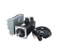 AC Servo electronic starter 3.8KW 130ST-M15025 15N.m 2500 RPM 3800W 220V 380V Single Phase Engine Matched AASD-50A Driver for CNC BIANMTSW(With Brake 380V)