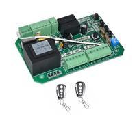 AC Smart Circuit Board Control Card Mother Board Plate For Sliding Gate Opener Motor Replacement PCB Circuit Board For PY600ac SL600 SL1500 PY800 Model for Factories, Schools, Residences(2 remote)