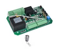 AC Smart Circuit Board Control Card Mother Board Plate For Sliding Gate Opener Motor Replacement PCB Circuit Board For PY600ac SL600 SL1500 PY800 Model for Factories, Schools, Residences(1 remote)