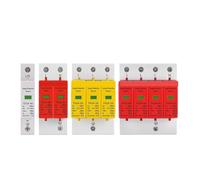 AC SPD 1P 2P 3P 4P 20KA 40KA 60KA 385V House Lightning Surge Protector Protective Low-voltage Arrester Device 10KA 30KA NWPNLXEA(4P,30-60KA)