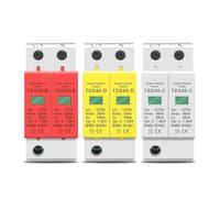 AC SPD 2P House Surge Protector Protection Protective Low-voltage Arrester Device 1Pcs(275V,30-60KA)