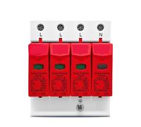 AC SPD 3P+N 30KA~60KA B ~385VAC House Surge Protector Protective Low-voltage Arrester Device 1pcs