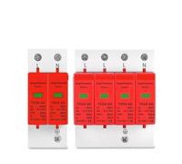 AC SPD Din Rail 20KA 40KA 30KA 60KA 2P 4P 385V House Lightning Surge Protector Protective Low-voltage Arrester Device(10-20kA,2P 385V)