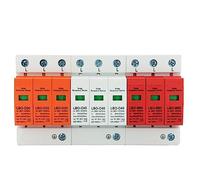 AC SPD Surge Protector Low Voltage Distribution Household Arrester Lightning Device 3P 10KA~20KA Switch Module 1PCS) Automatic switch (Color : 20-40KA(White), Size : 3P 385V AC)