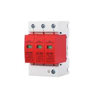 AC SPD Surge Protector Low Voltage Distribution Household Arrester Protection Device 3P 10KA~20KA Switch Module 1PCS(3P 275V AC,20-40KA(White))