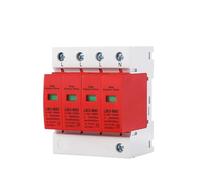 AC SPD Surge Protector Low Voltage Distribution Household Arrester Protection Device 4P 30KA~60KA Switch Module 1PCS(4P 275V AC,20-40KA(White))